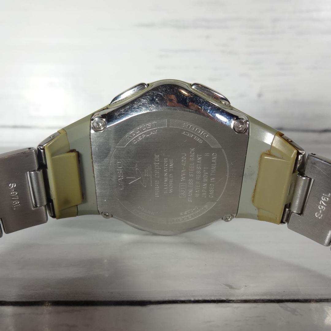 CASIO WVA-420J Solar Men's Watch — Japanese