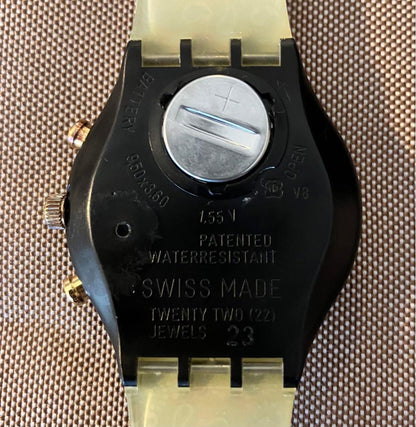 swatch SCB108 Quartz Men's — Japanese
