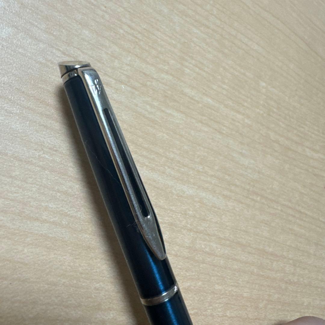 Waterman ballpoint pen with green and blue glossy finish shown on white background