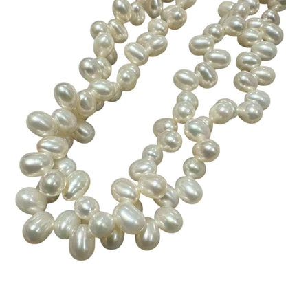 Mikimoto 925 silver necklace and bracelet set featuring freshwater pearls with 40 cm necklace and 17 cm bracelet