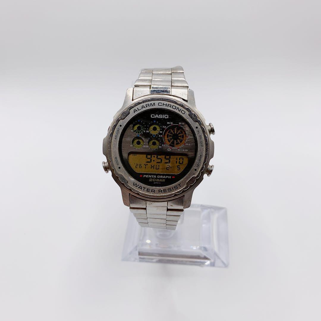 CASIO PENTA GRAPH Digital Men's Watch — Japanese