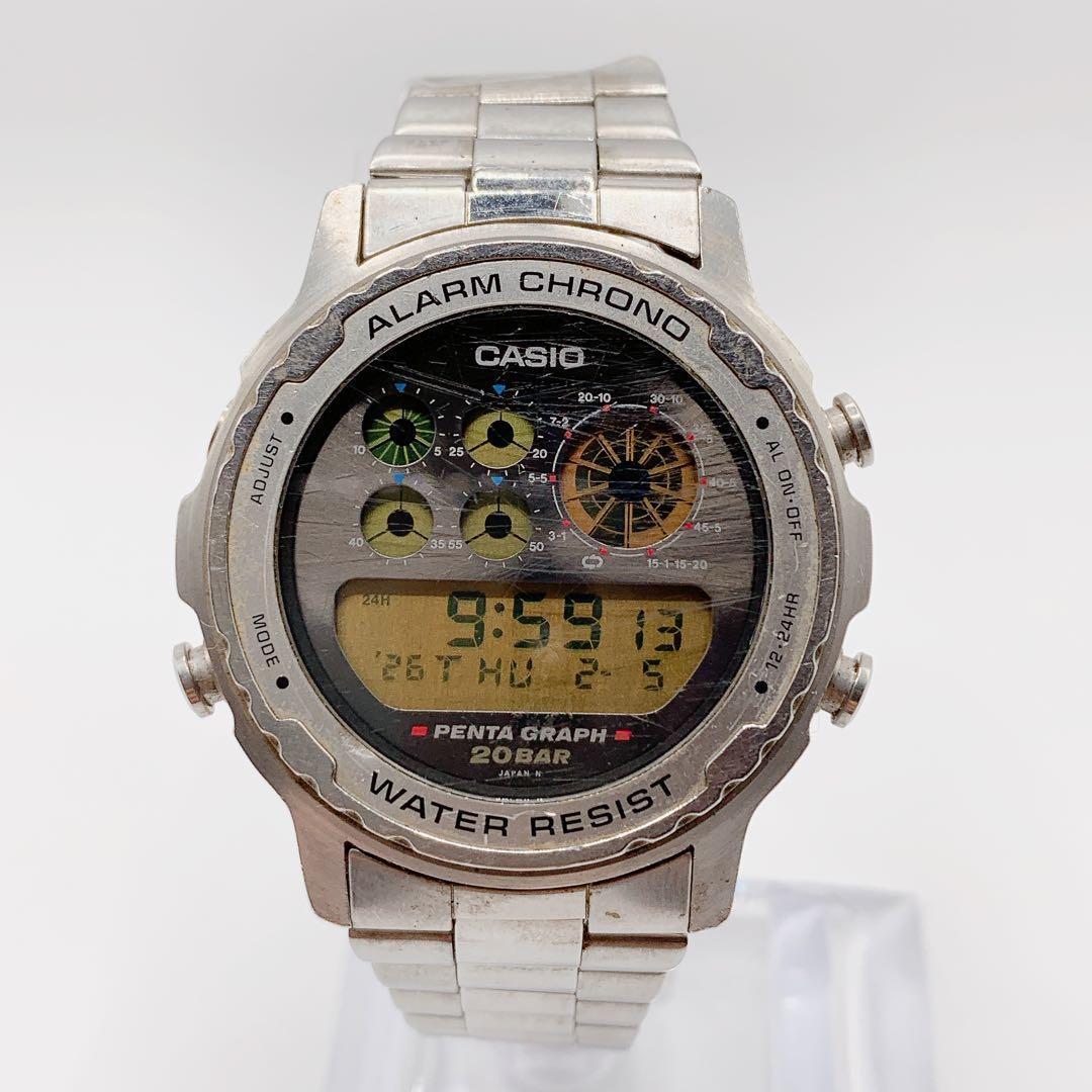 CASIO PENTA GRAPH Digital Men's Watch — Japanese