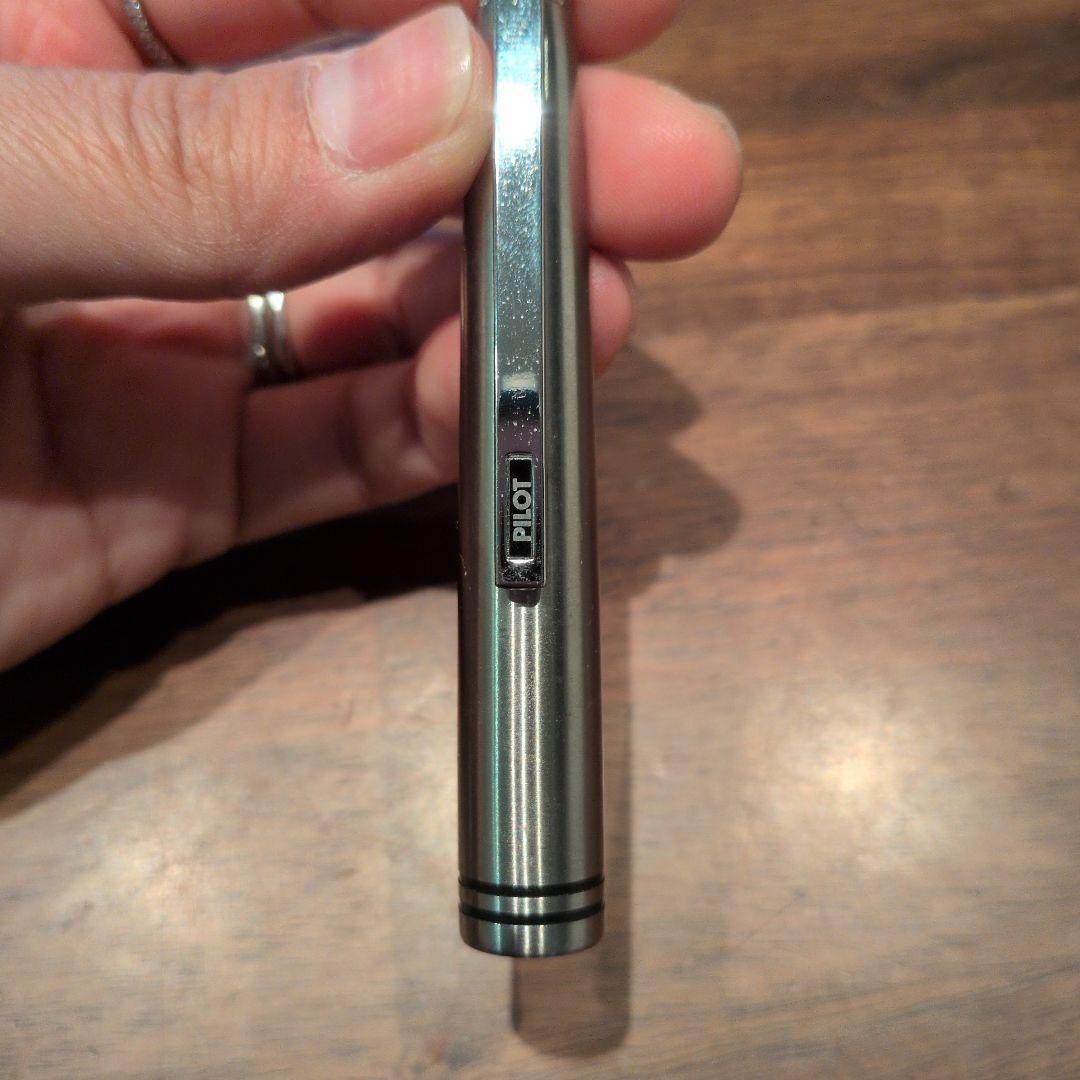 Pilot Volex Fountain Pen with fine stainless steel tip in original case, manufactured January 1979