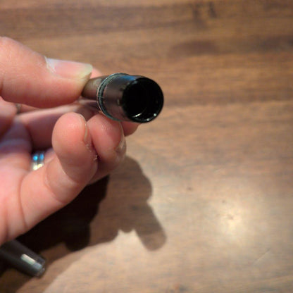 Pilot Volex Fountain Pen with fine stainless steel tip in original case, manufactured January 1979