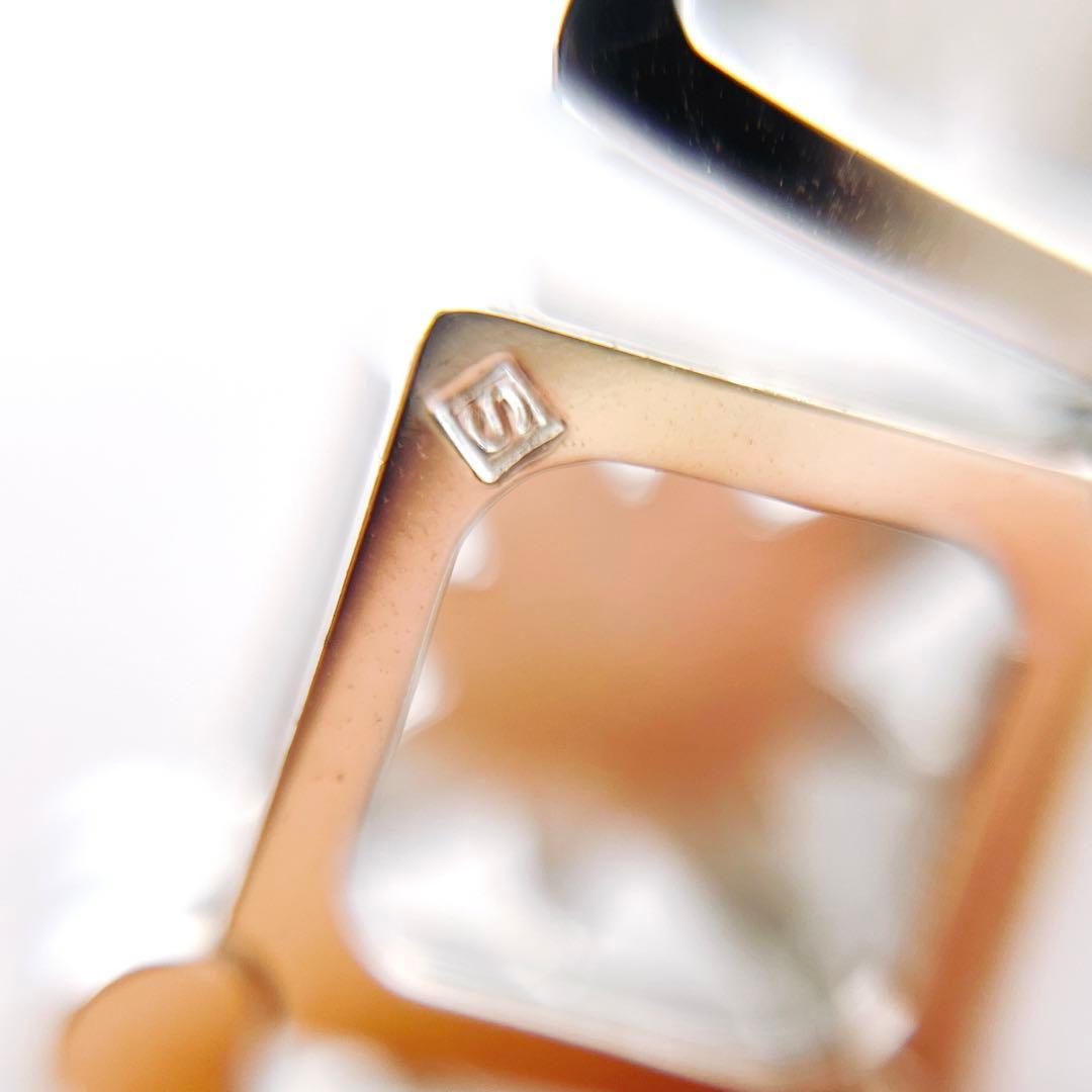 Tasaki Pearls Square Necklace 3way with 4.1mm pearls on a 49cm silver chain