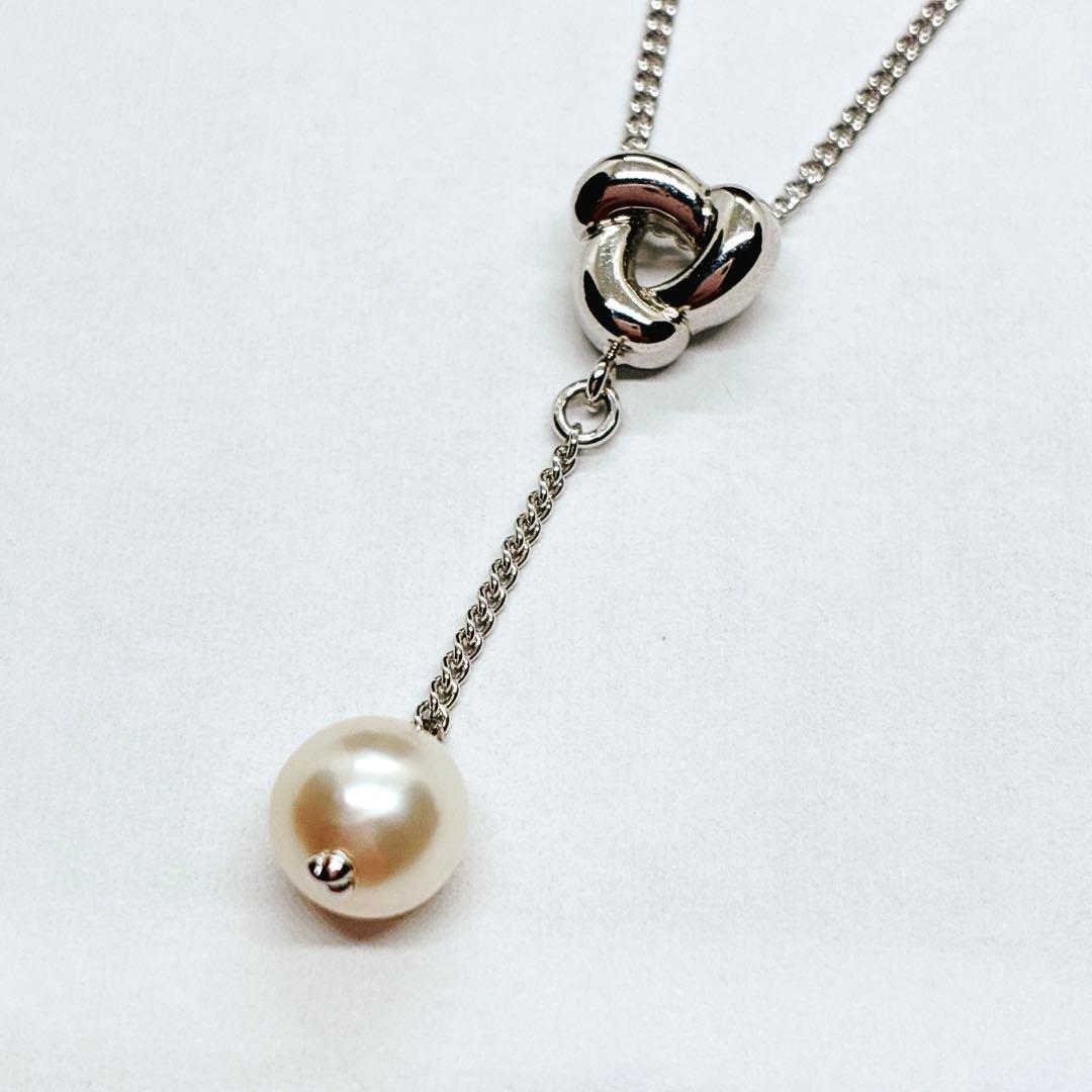 Takashi Pearl Pendant Necklace SV925 with 39-42 cm chain and 6.6 mm pearl pendant