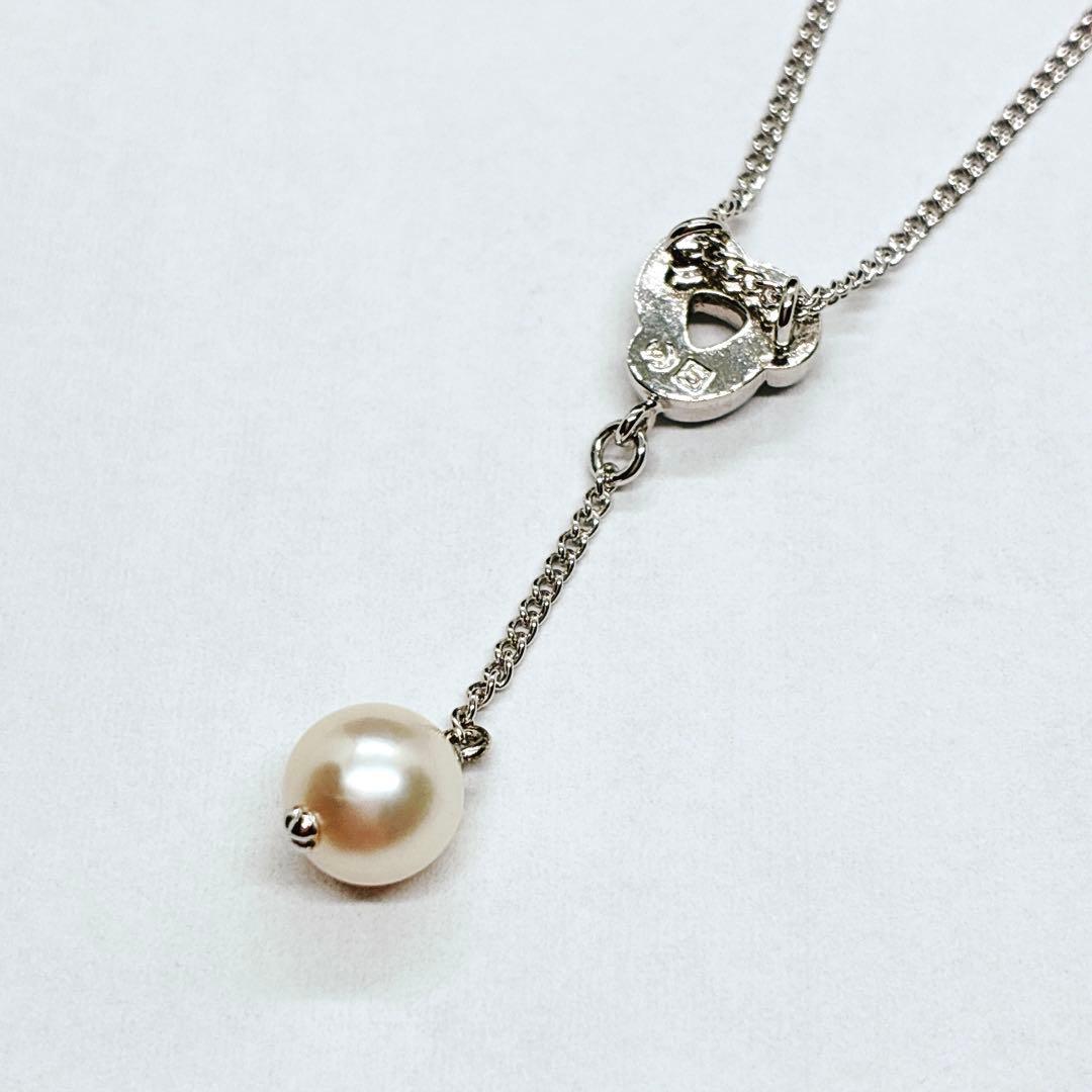 Takashi Pearl Pendant Necklace SV925 with 39-42 cm chain and 6.6 mm pearl pendant