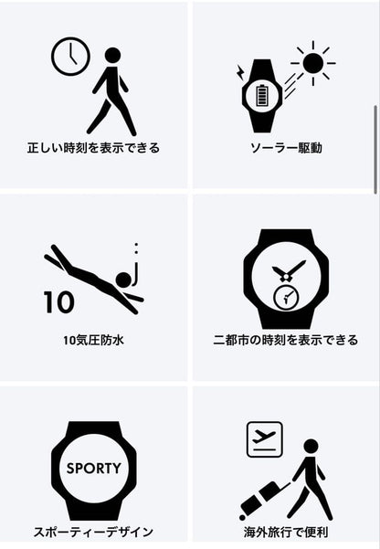 CASIO LIW-M700D-1AJF Solar Men's Watch — Japanese