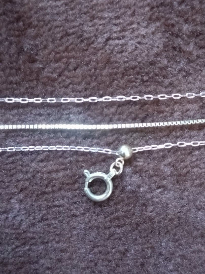 Agete long necklace 60cm K10 gold chain with 20cm venezian section and adjuster clasp