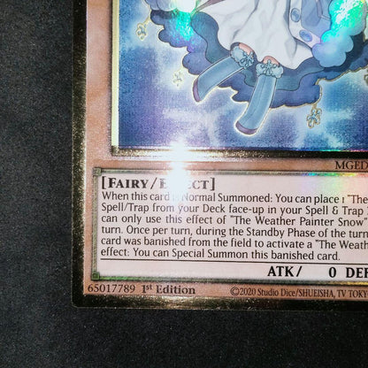 Yu-Gi-Oh Yugioh Snow Weather Ciel Premium Gold Rare — English