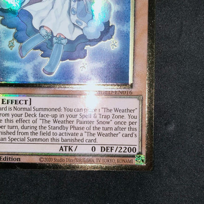 Yu-Gi-Oh Yugioh Snow Weather Ciel Premium Gold Rare — English