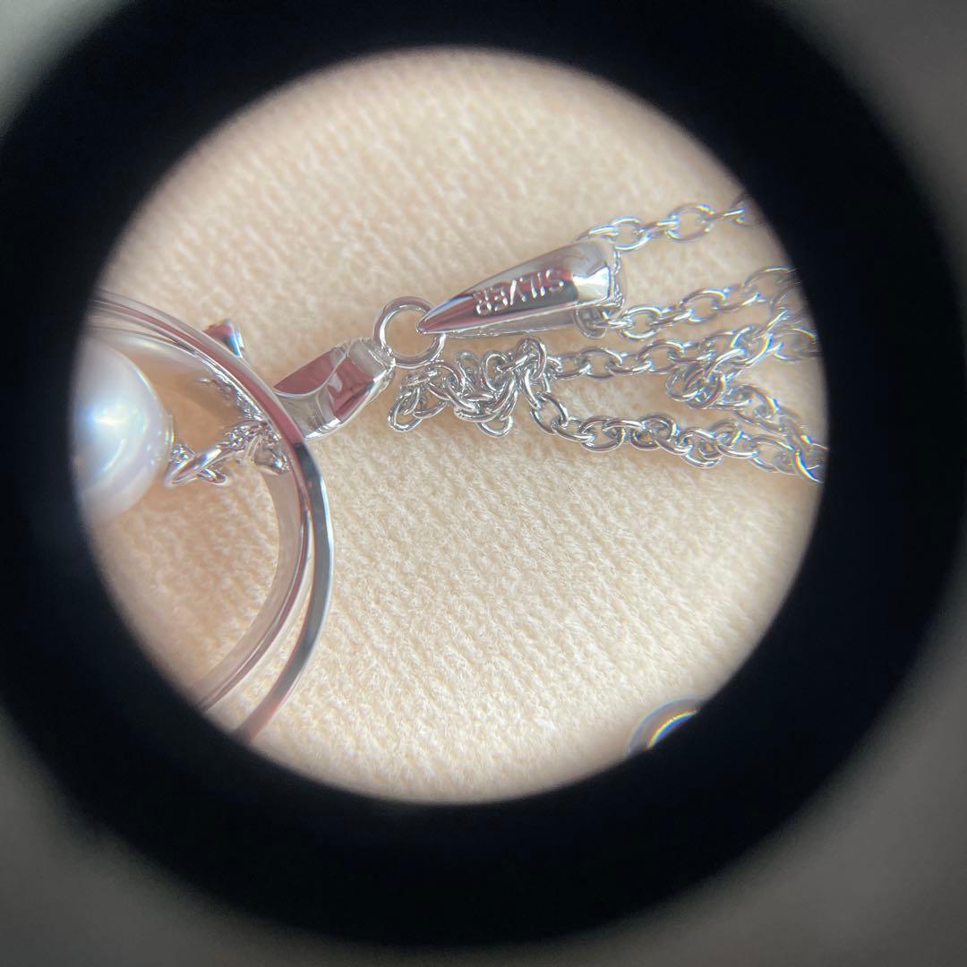 MIKIMOTO PEARL ISLAND Necklace #3b with 40 cm length displayed on a white background