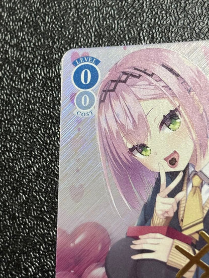 Weiss Schwarz Weiß Schwarz Rose Yuzu Soft Love Embodied in Chocolate Amane PR Sign — Japanese