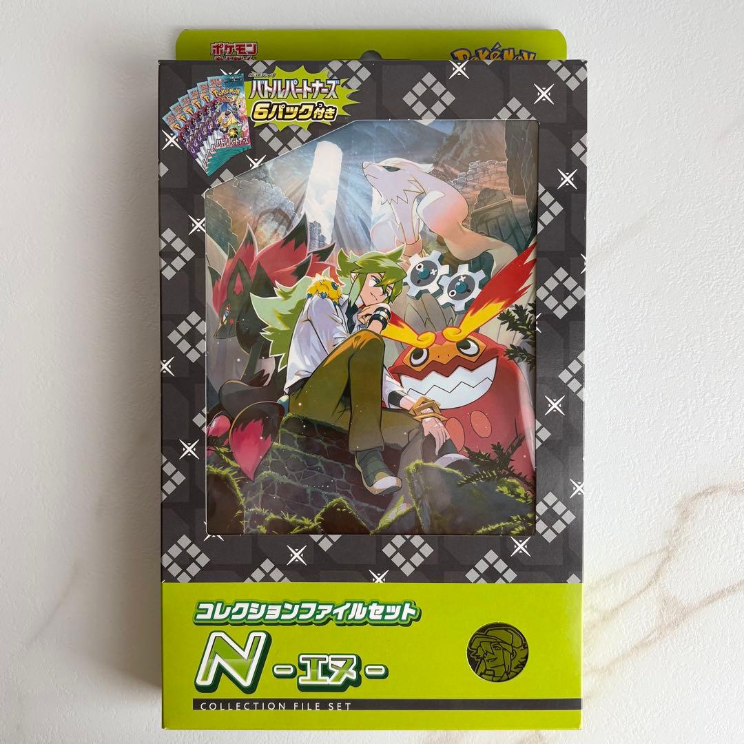 Pokemon Pokémon Card Game Collection File Set N with 6 Packs Pack — Japanese