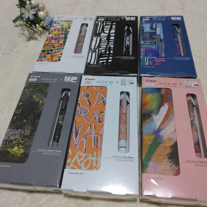 Six-pack of PILOT Juice up 3 ballpoint pens with colorful ink in a pack