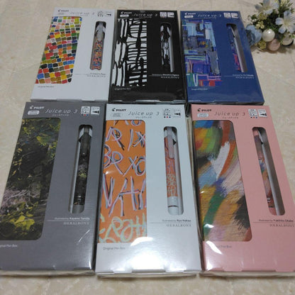 Six-pack of PILOT Juice up 3 ballpoint pens with colorful ink in a pack