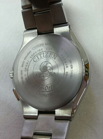 Citizen ATTESA Eco-Drive Radio-Duratect Solar Men's Watch — Japanese