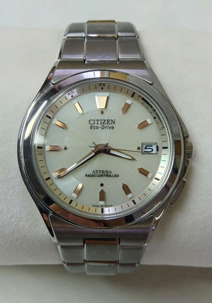 Citizen ATTESA Eco-Drive Radio-Duratect Solar Men's Watch — Japanese