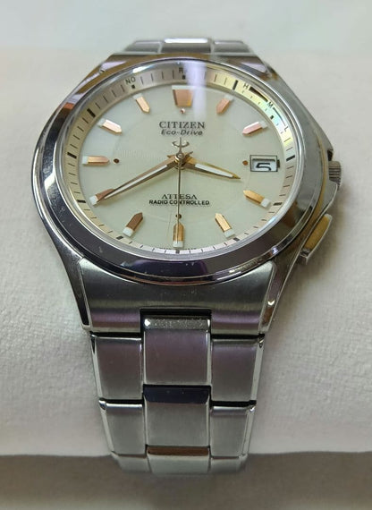 Citizen ATTESA Eco-Drive Radio-Duratect Solar Men's Watch — Japanese