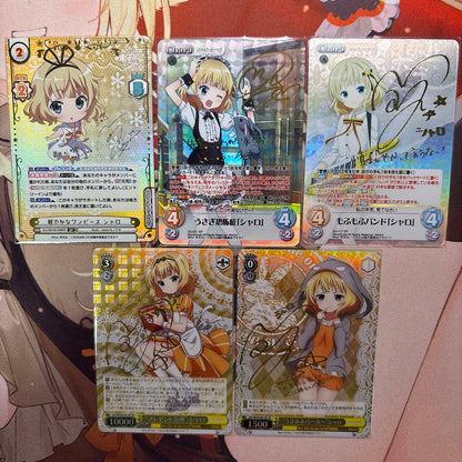 Weiss Schwarz Sharo Sign Card 5-Pack Set — Japanese