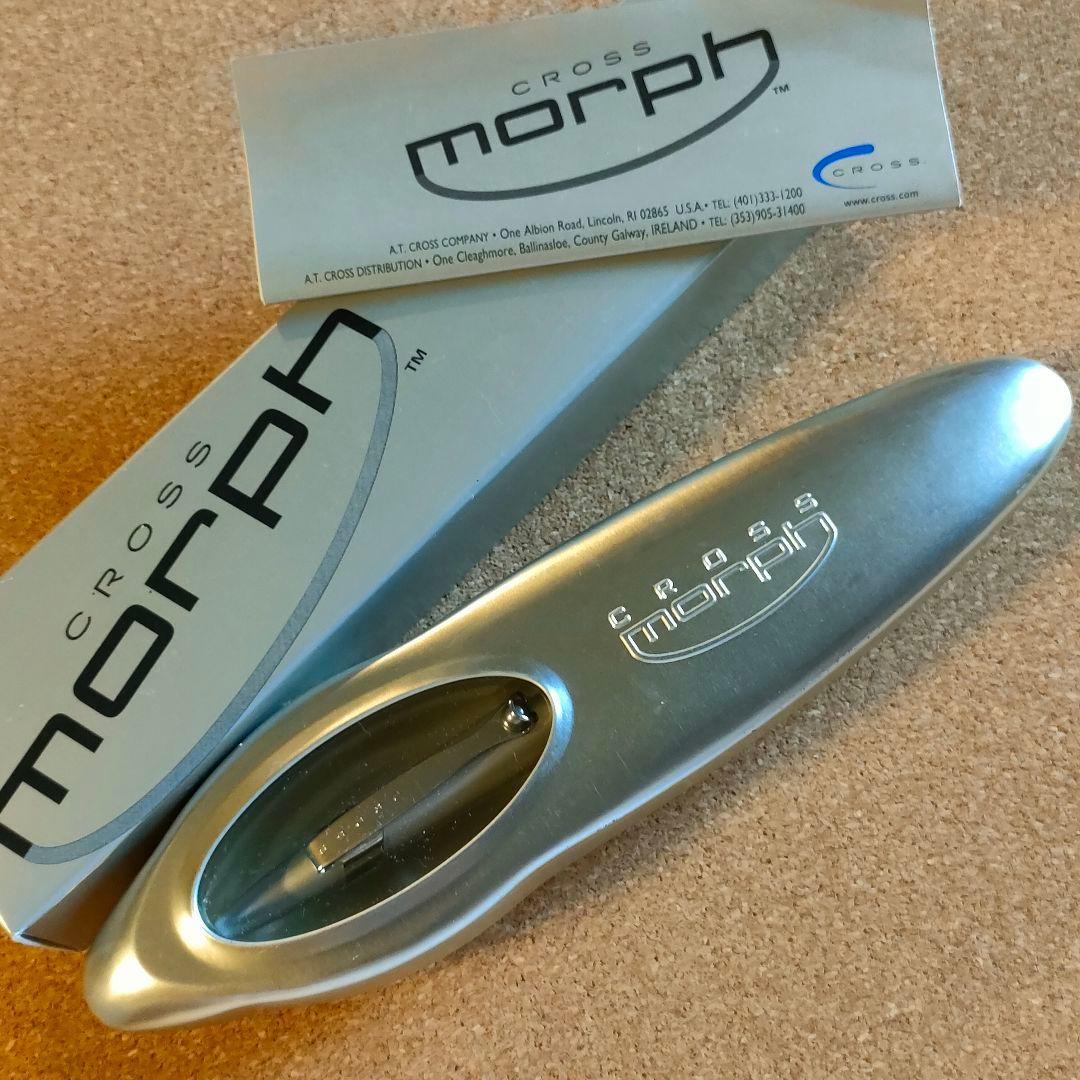 Discontinued Cross Morph Morf Ballpoint Pen 472-4 with unique shape and carrying case