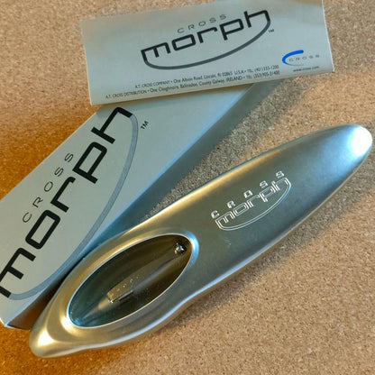 Discontinued Cross Morph Morf Ballpoint Pen 472-4 with unique shape and carrying case