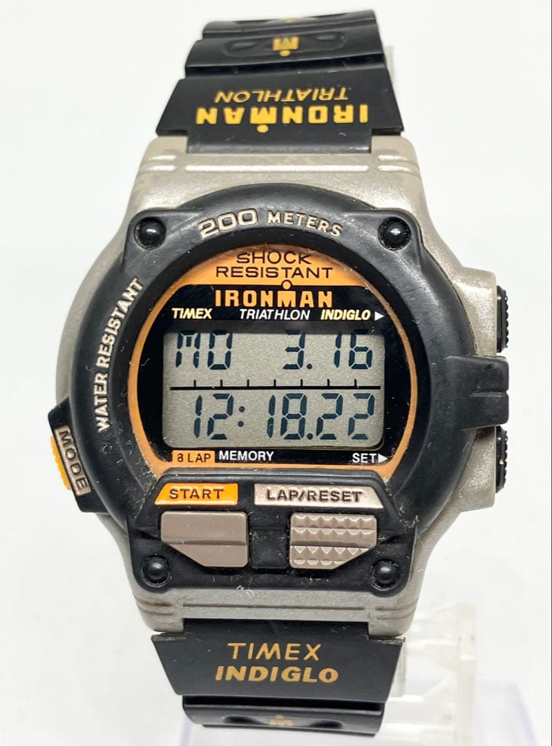 TIMEX Ironman Triathlon 200m Digital Men's Watch — Japanese