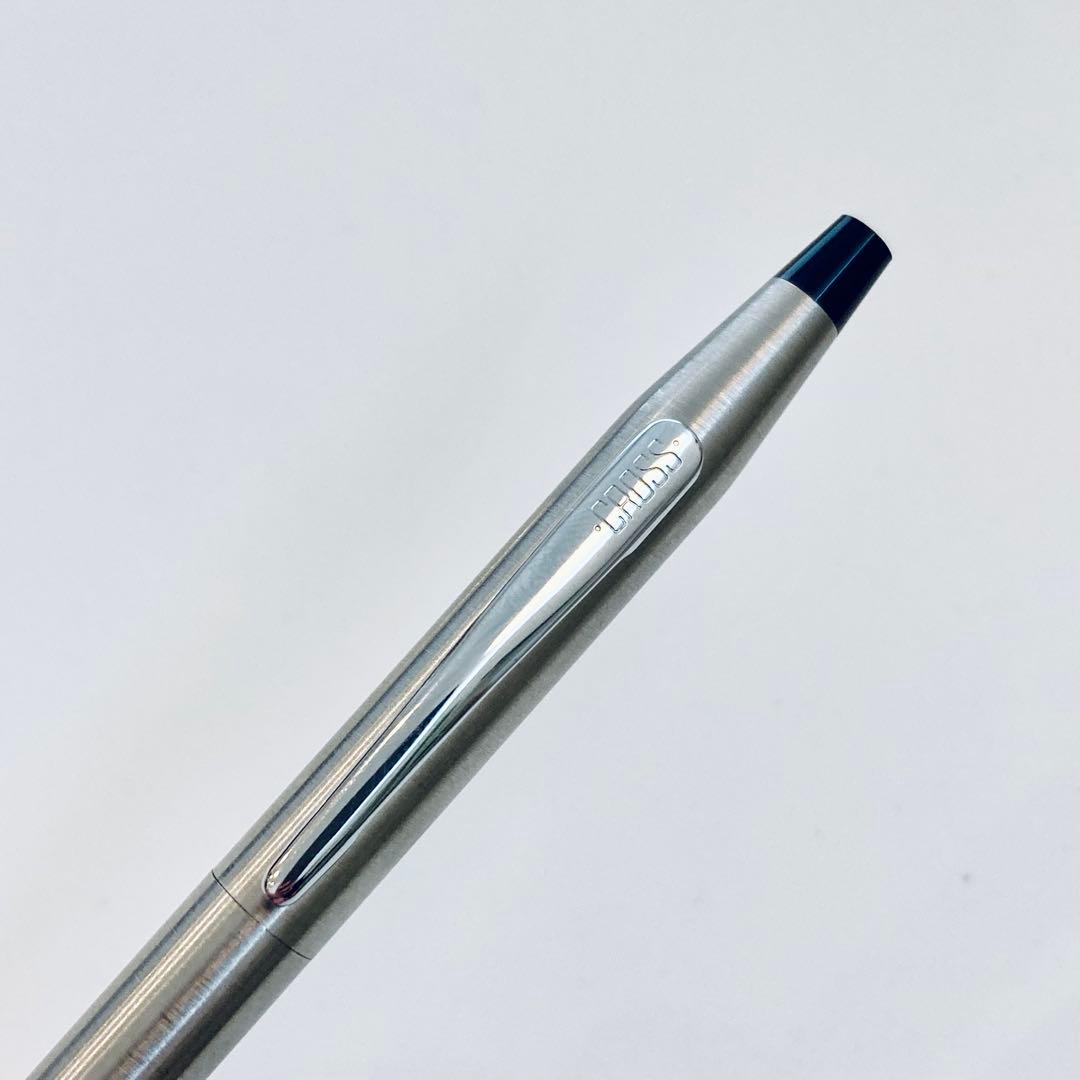 CROSS Classic Century Stainless Steel ballpoint pen with hairline finish and twist operation