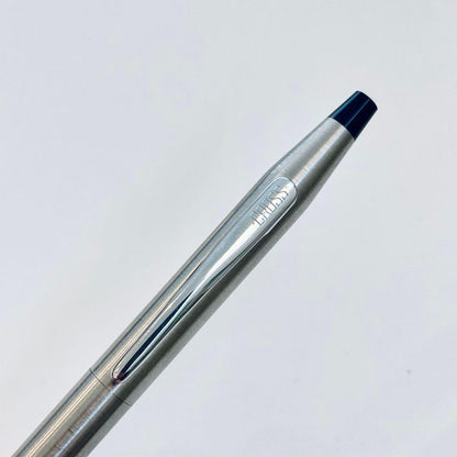 CROSS Classic Century Stainless Steel ballpoint pen with hairline finish and twist operation
