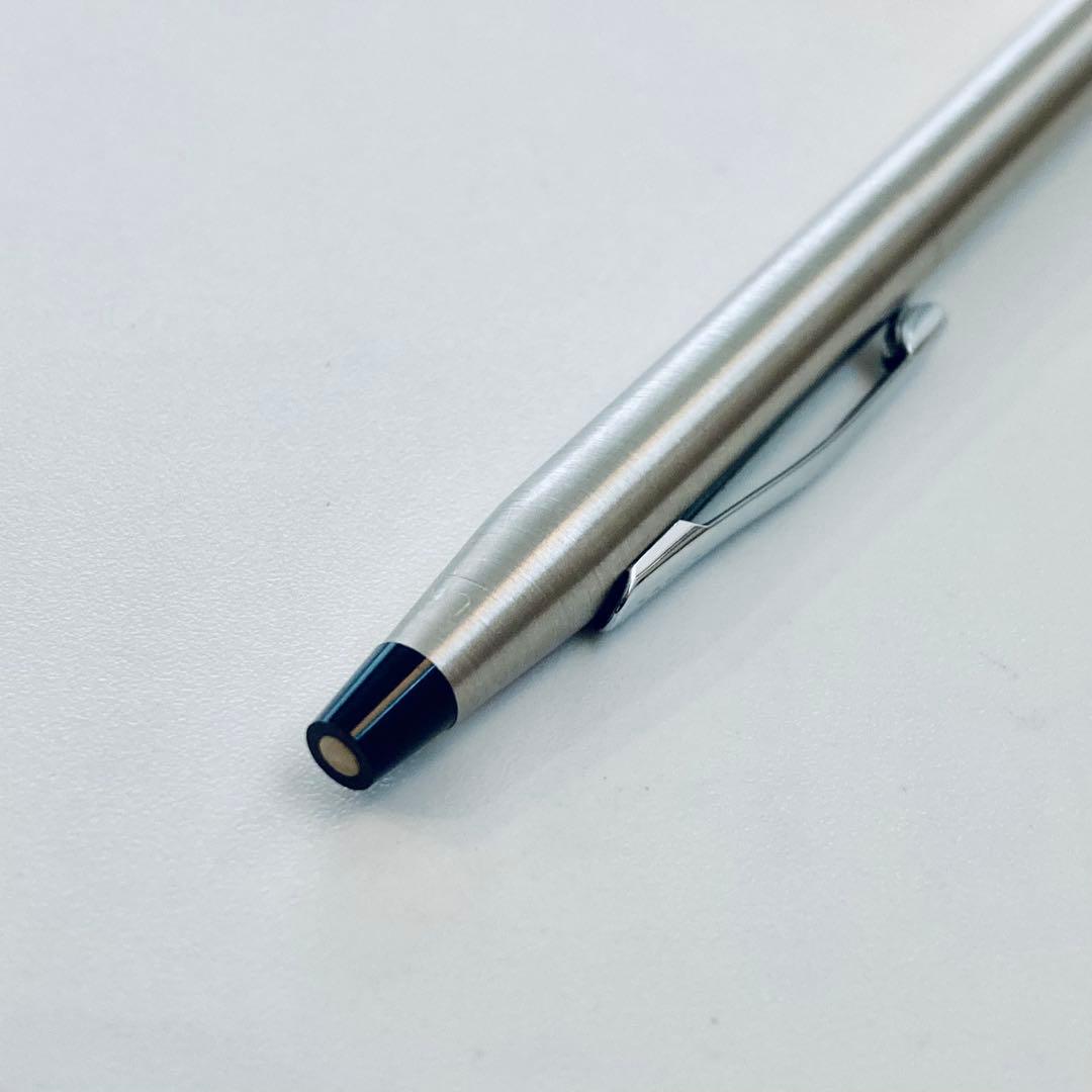 CROSS Classic Century Stainless Steel ballpoint pen with hairline finish and twist operation