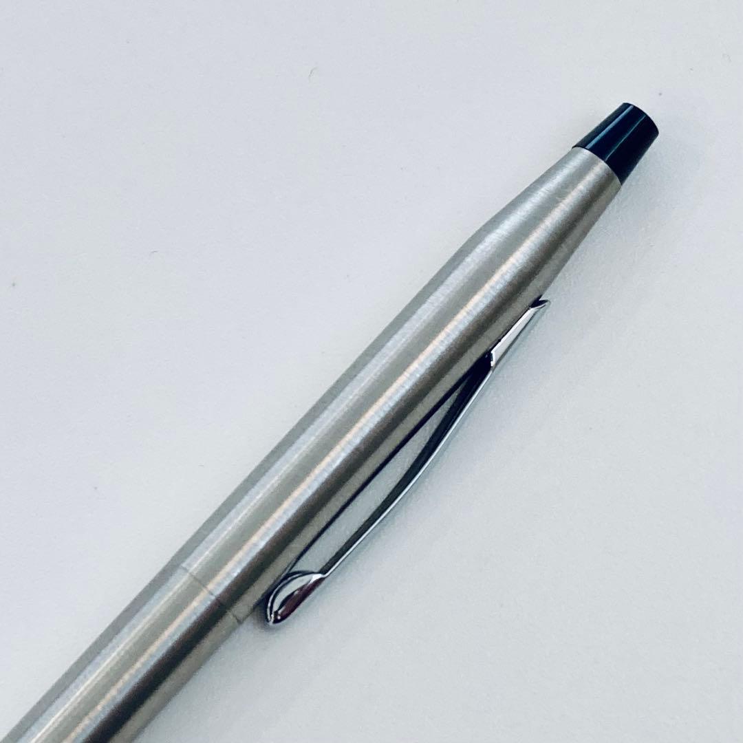 CROSS Classic Century Stainless Steel ballpoint pen with hairline finish and twist operation