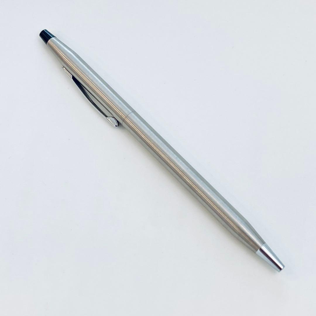 CROSS Classic Century Stainless Steel ballpoint pen with hairline finish and twist operation