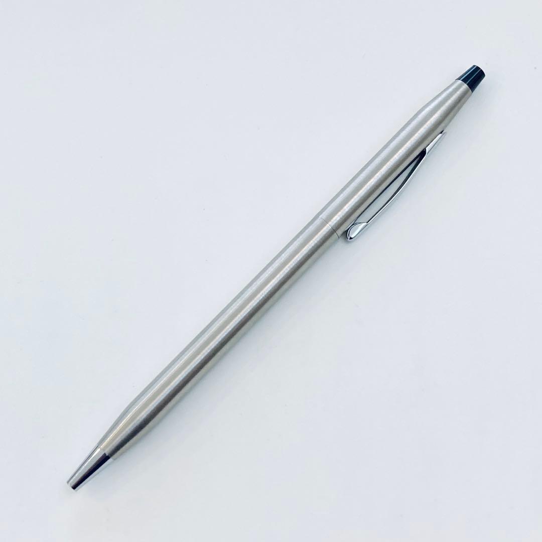CROSS Classic Century Stainless Steel ballpoint pen with hairline finish and twist operation