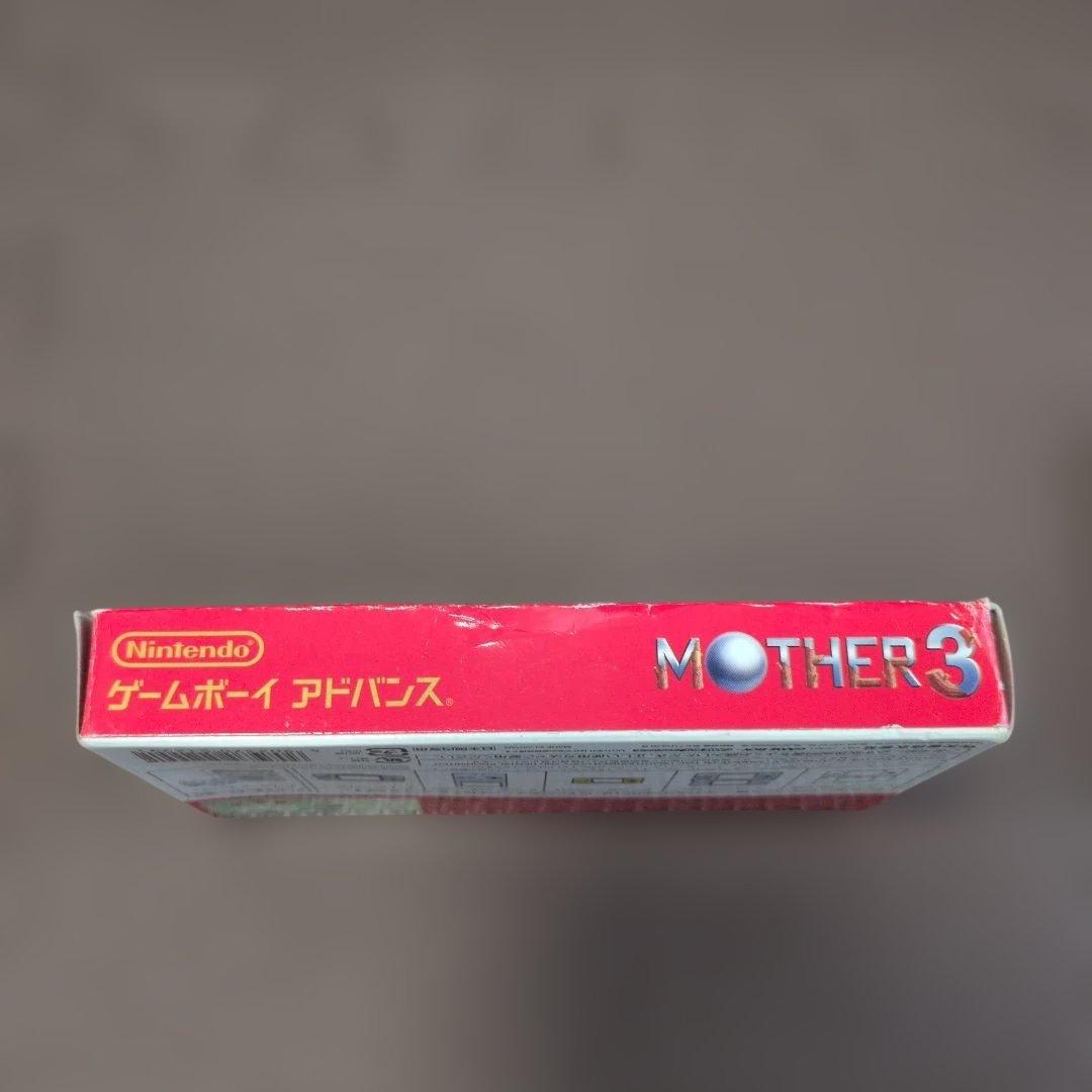 MOTHER3 Game Boy Advance GBA cartridge with damaged box and instruction manual