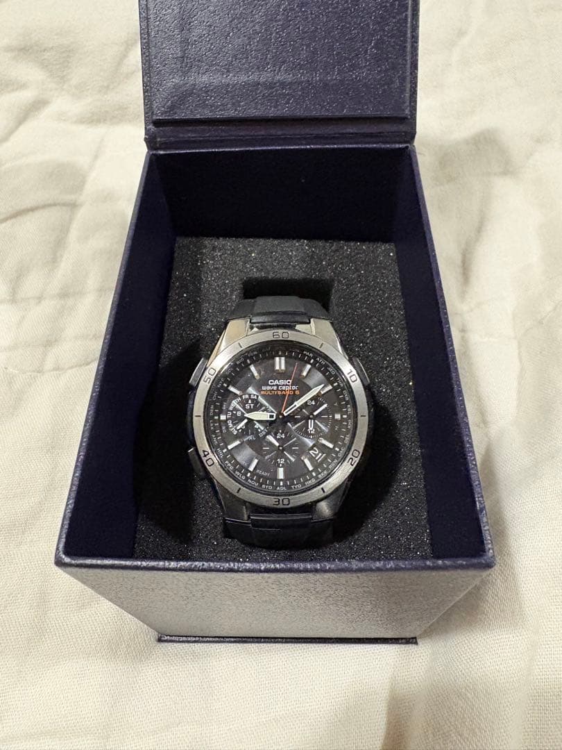 CASIO Wave Ceptor WV-59BD-1A Quartz Men's Watch — Japanese