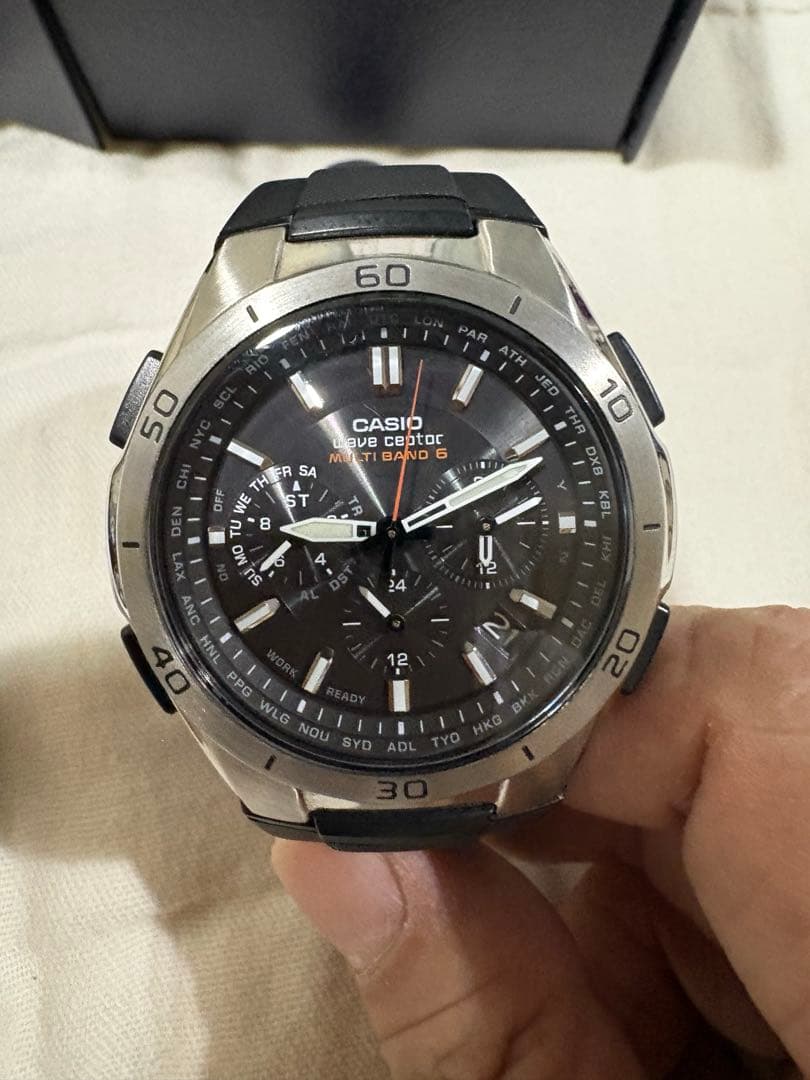 CASIO Wave Ceptor WV-59BD-1A Quartz Men's Watch — Japanese