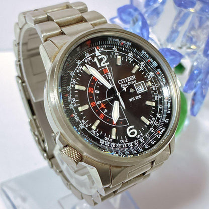 Citizen Promaster Night Hawk WR 200 Solar Men's Watch — Japanese