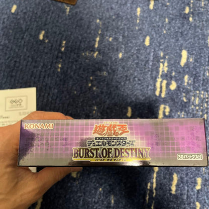 Yu-Gi-Oh Yu-Gi-Oh! OCG Burst of Destiny First Edition Shrink-wrapped Box Box — Japanese