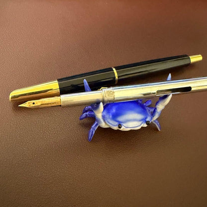 Pilot Capless vintage fountain pen with sleek metallic body and retractable nib