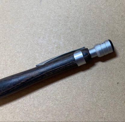 PILOT S20 mechanical pencil with wooden barrel and 0.5 mm lead size shown against white background