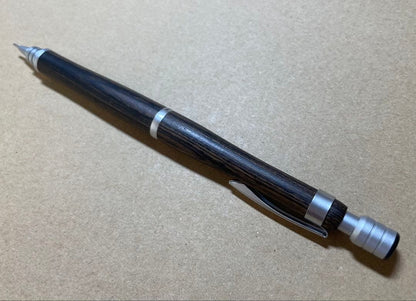 PILOT S20 mechanical pencil with wooden barrel and 0.5 mm lead size shown against white background