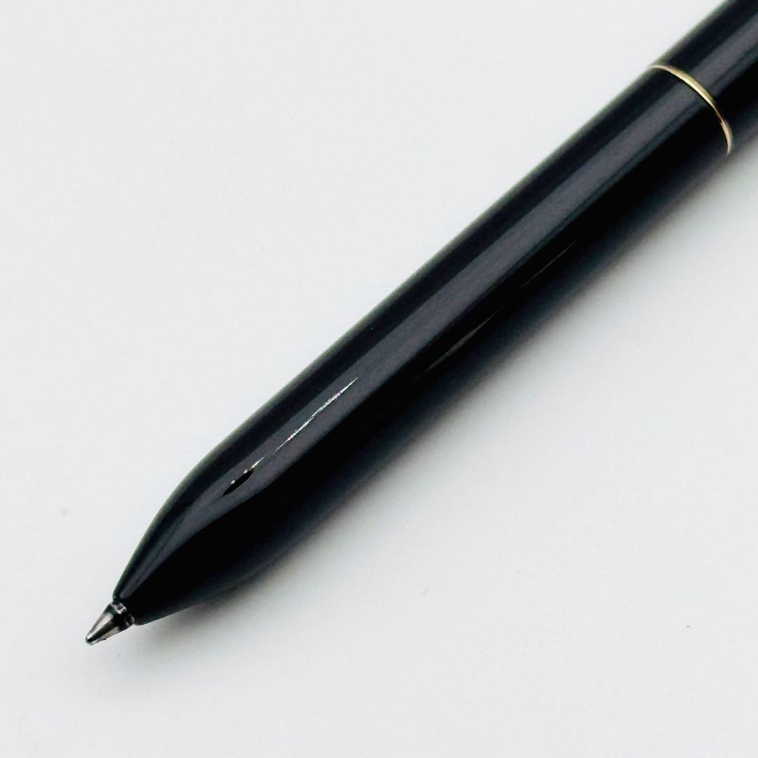Black and gold Pilot 2+1 multi-function pen with 2-color ballpoint and 0.5mm mechanical pencil with case