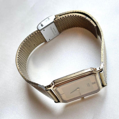 SEIKO Dolce Rectangular 9520 Quartz Men's Watch — Japanese