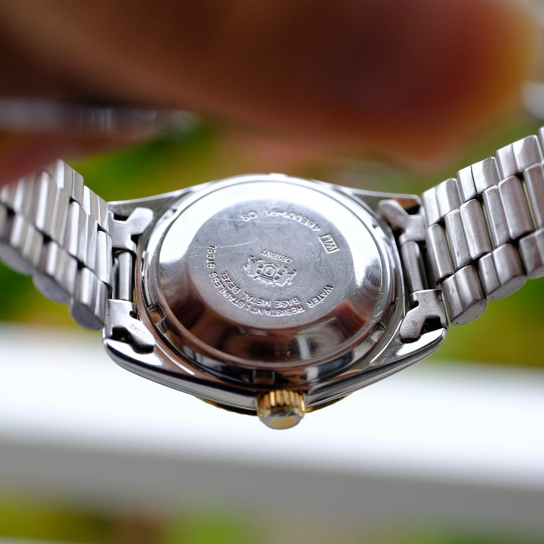 ORIENT President Day-Date Gold Automatic Men's Watch — Japanese
