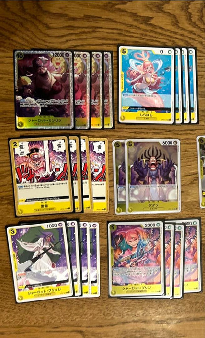 One Piece One Piece Card, Retired Yellow Deck Parts Katakuri — Japanese