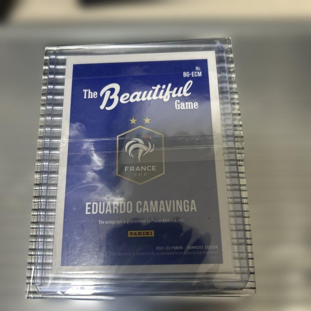 Eduardo Camavinga Autograph Card — Japanese