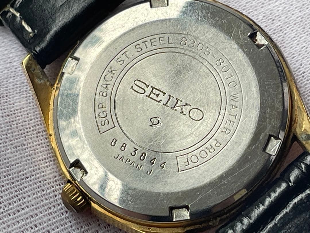 SEIKO MATIC-R 30 JEWELS 8305-8010 SUWA Automatic Men's Watch — Japanese