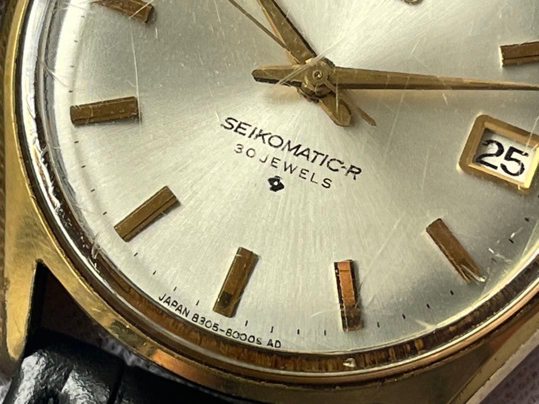 SEIKO MATIC-R 30 JEWELS 8305-8010 SUWA Automatic Men's Watch — Japanese