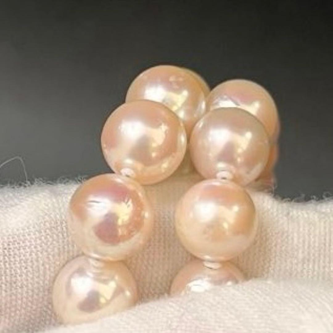 Akoya white pearl necklace featuring pearls sized 8.5 to 8.8mm on a 42cm strand