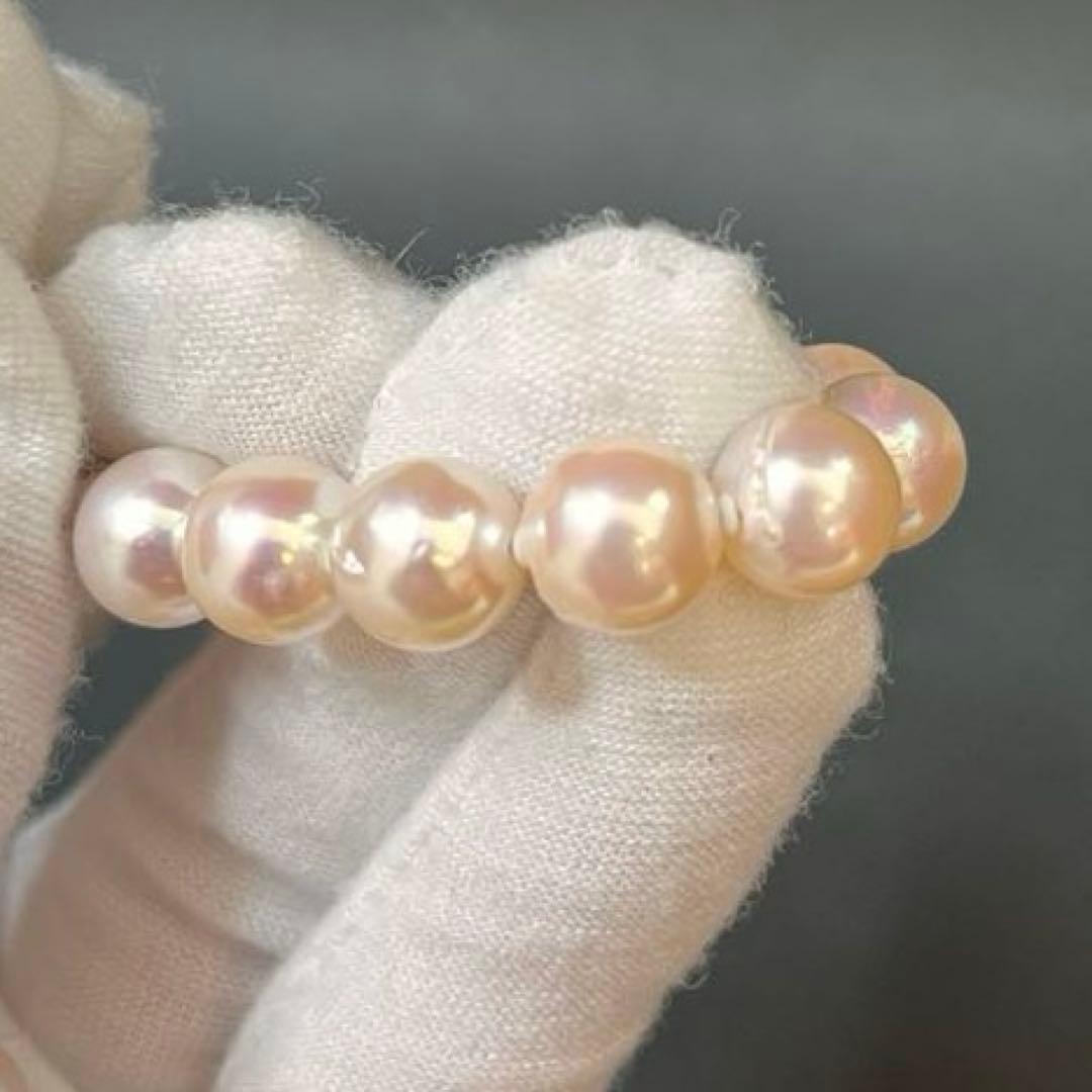 Akoya white pearl necklace featuring pearls sized 8.5 to 8.8mm on a 42cm strand